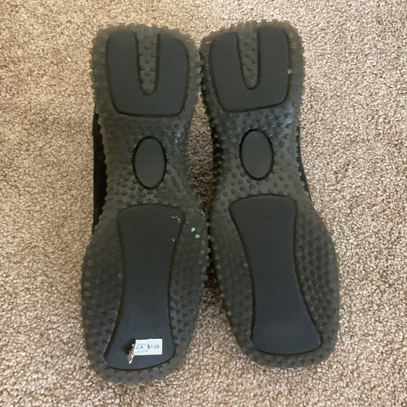 Vintage Bogner Square Toe Black Suede Ankle Boots Womens Size 7B - Picture 6 of 6